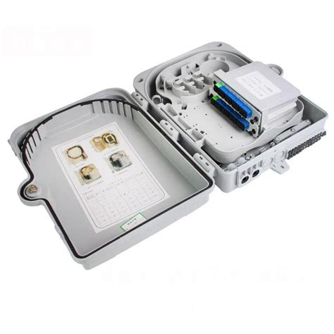 16 core distribution box supplier|FTTH Waterproof 16 Core fiber optic distribution termination box .